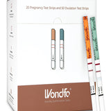 Rapid at home pregnancy test and ovulation strips