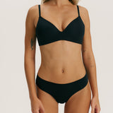 RENUE Everyday Thong Brazilian Brief Black Cloudair 4
