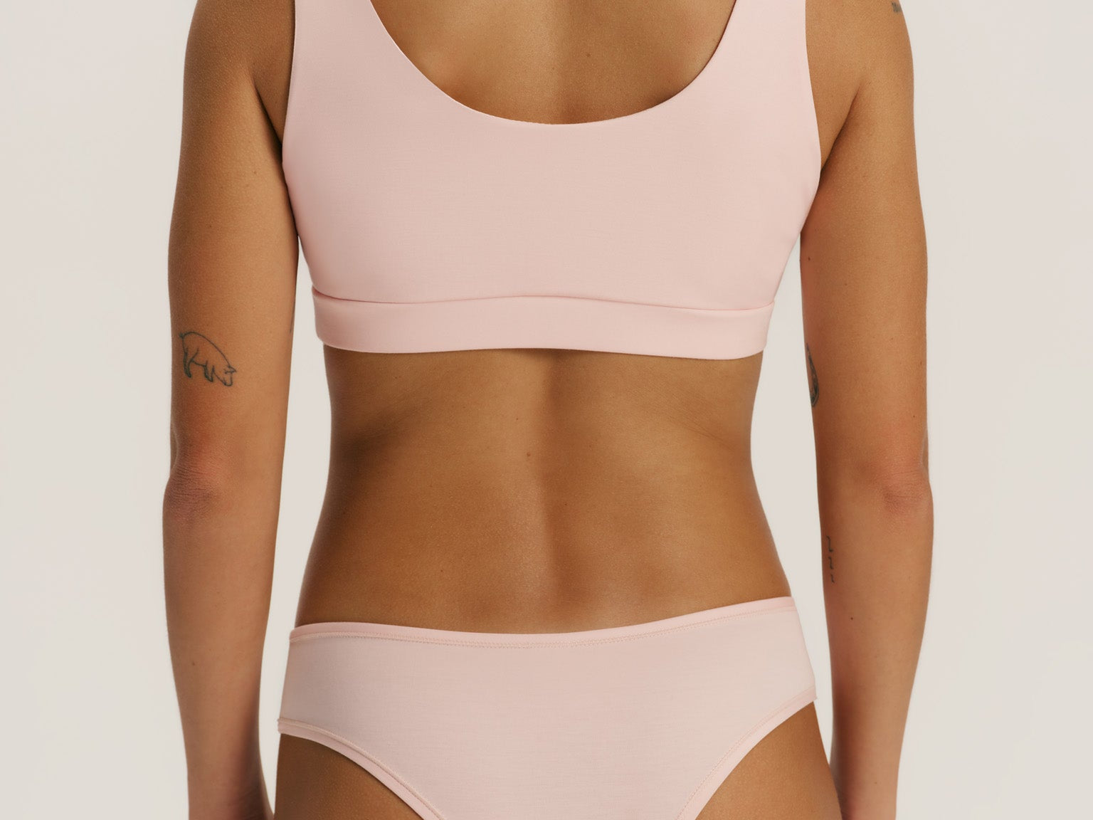 RENUE Everyday Thong Brazilian Brief Soft Pink Cloudair 3
