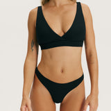 RENUE Everyday Thong Brazilian Brief Black Cloudair 2