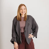 JOURNY The Stella Jacket Charcoal Grey 2