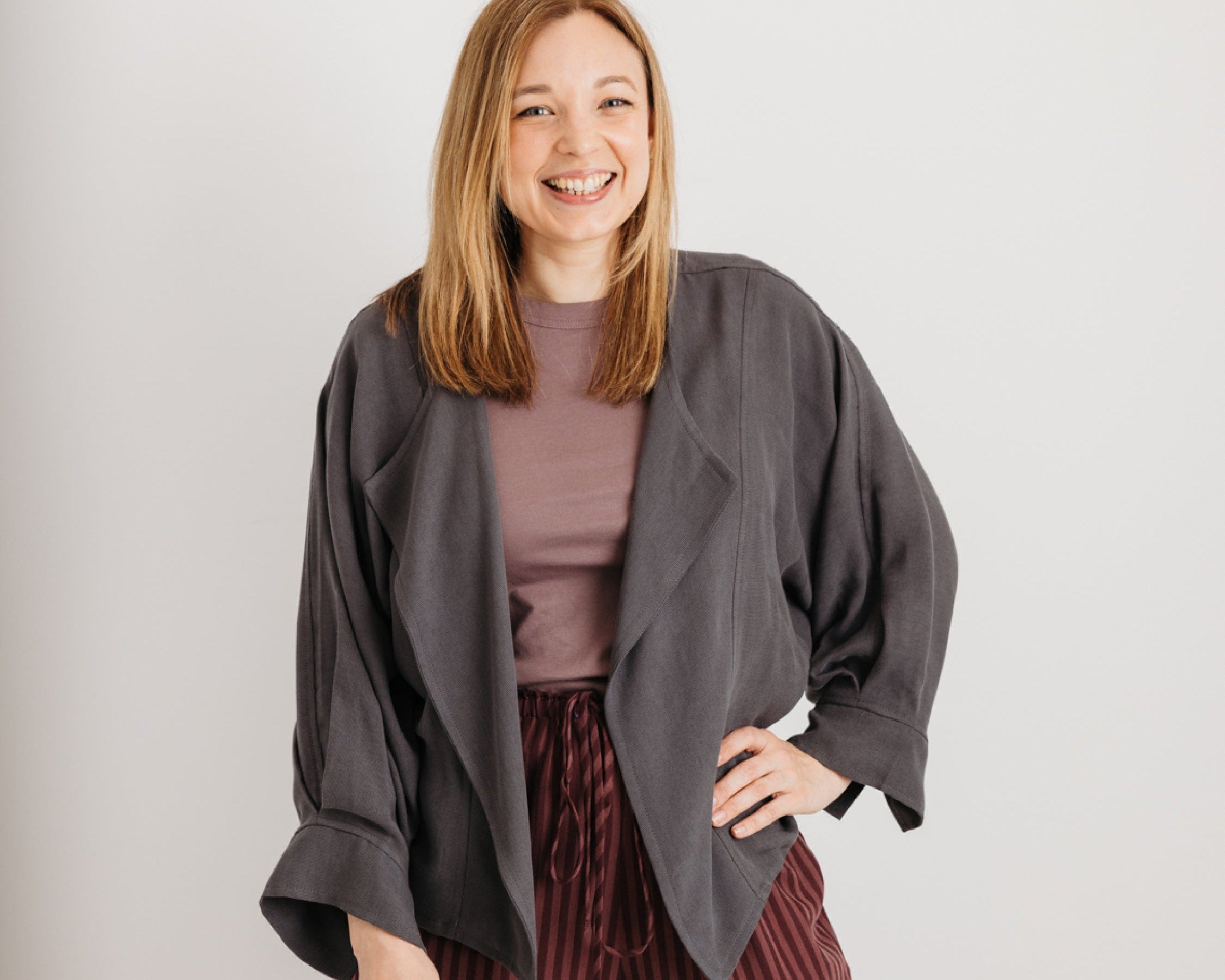 JOURNY The Stella Jacket Charcoal Grey 2