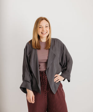 JOURNY The Stella Jacket Charcoal Grey 2