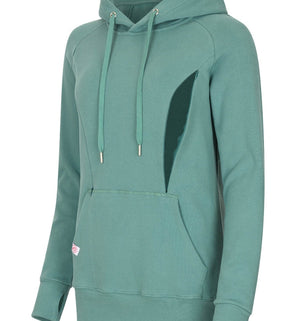 Natal Active Breastfeeding Maternity Hoodie Sage 5