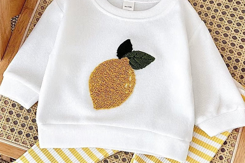 Lemon Baby Sweatshirt and Leggings Set by Cozy Crew Club – image 4
