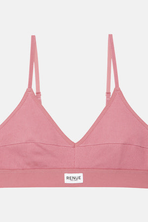 Soft Cup Bralette in Dusty Pink