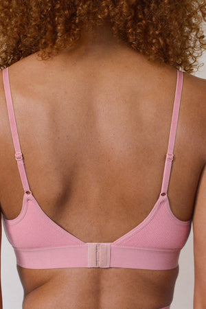 Soft Cup Bralette in Dusty Pink