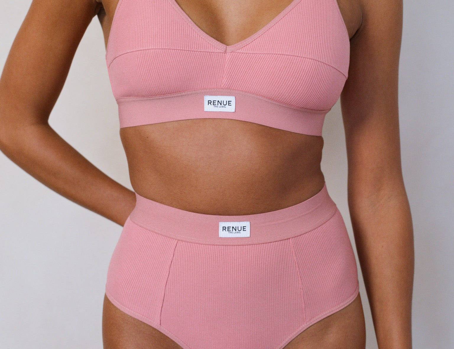 Soft Cup Bralette in Dusty Pink