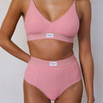 Soft Cup Bralette in Dusty Pink