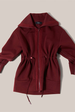 Tonic London Womens Testing 1 2 3 Tracksuit Burgundy 1