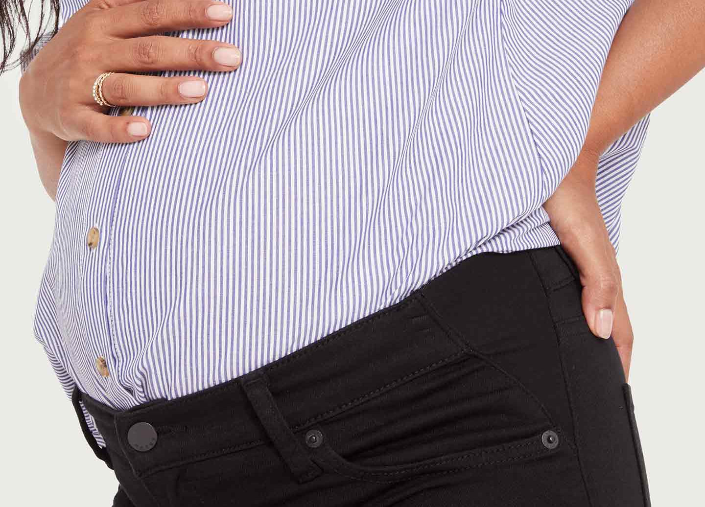 Hatch The Slim Maternity Jeans Jet Black – For The Creators