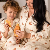 Adult Cozy Croissant Club Pyjamas croissant print set for mums, by Cozy Crew Club – image 4