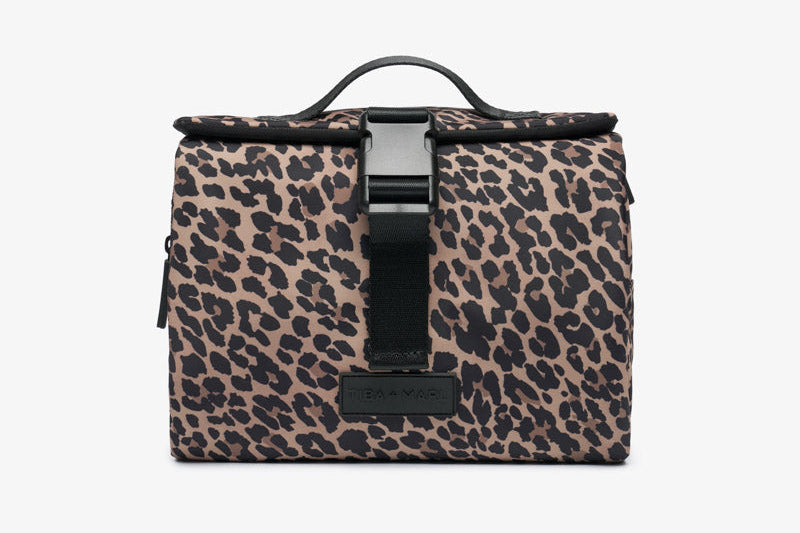 Tiba + Marl T+M Travel Roll Up Hanging Organiser Leopard Print 1
