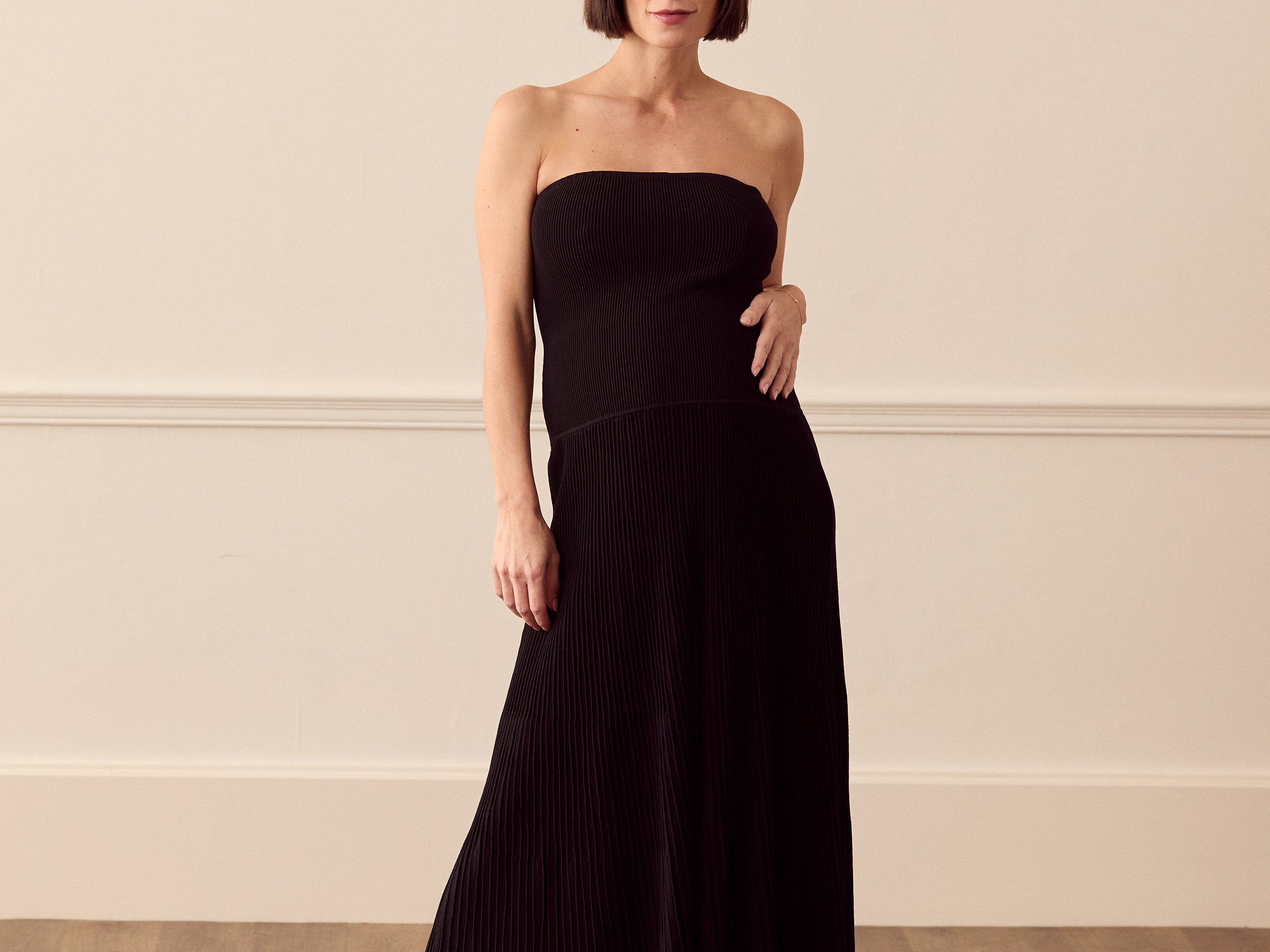 bandeau knit dress Bandeau Knit Dress For The Creators
