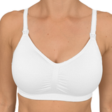 White bra on a white background