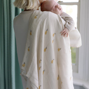 Ralphie Bear Pears Large Swaddle Muslin 10