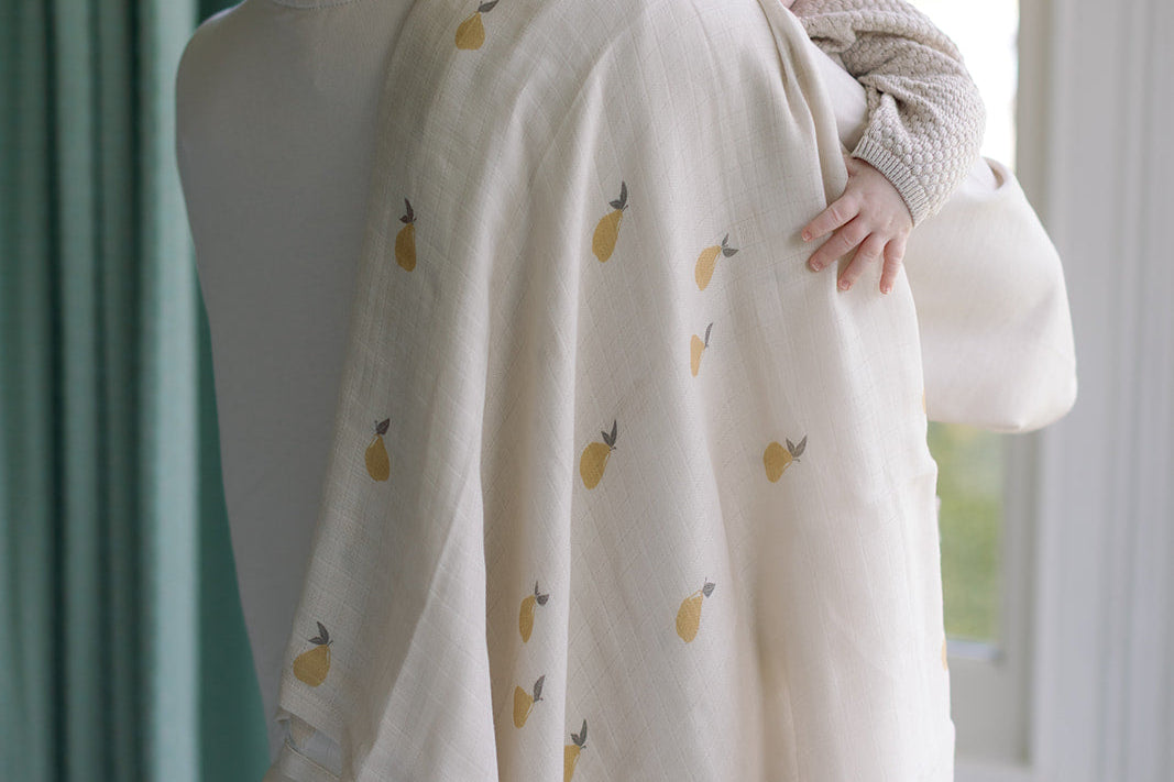 Ralphie Bear Pears Large Swaddle Muslin 10
