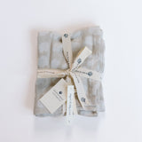 Ralphie Bear Scallop Large Swaddle Muslin 1