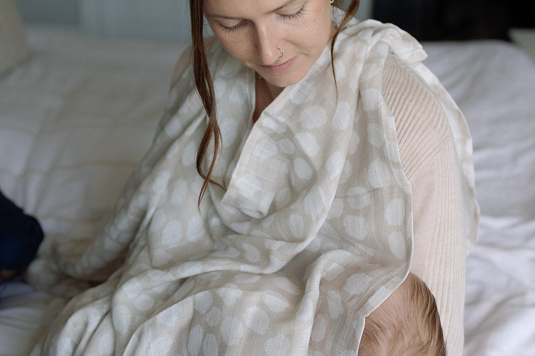 Ralphie Bear Scallop Large Swaddle Muslin 7