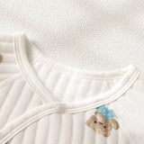 Charming Bear Boucle Wrap Babygrow Romper by Cozy Crew Club – image 3