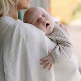 Ralphie Bear Seashell Large Swaddle Muslin 3