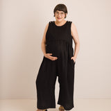 JOURNY Linen Jumpsuit Ada Black 5