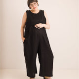 JOURNY Linen Jumpsuit Ada Black 3