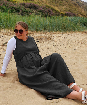 JOURNY Linen Jumpsuit Ada Black 11