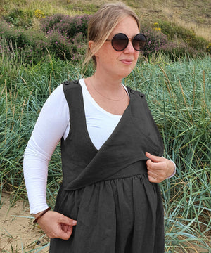 JOURNY Linen Jumpsuit Ada Black 12