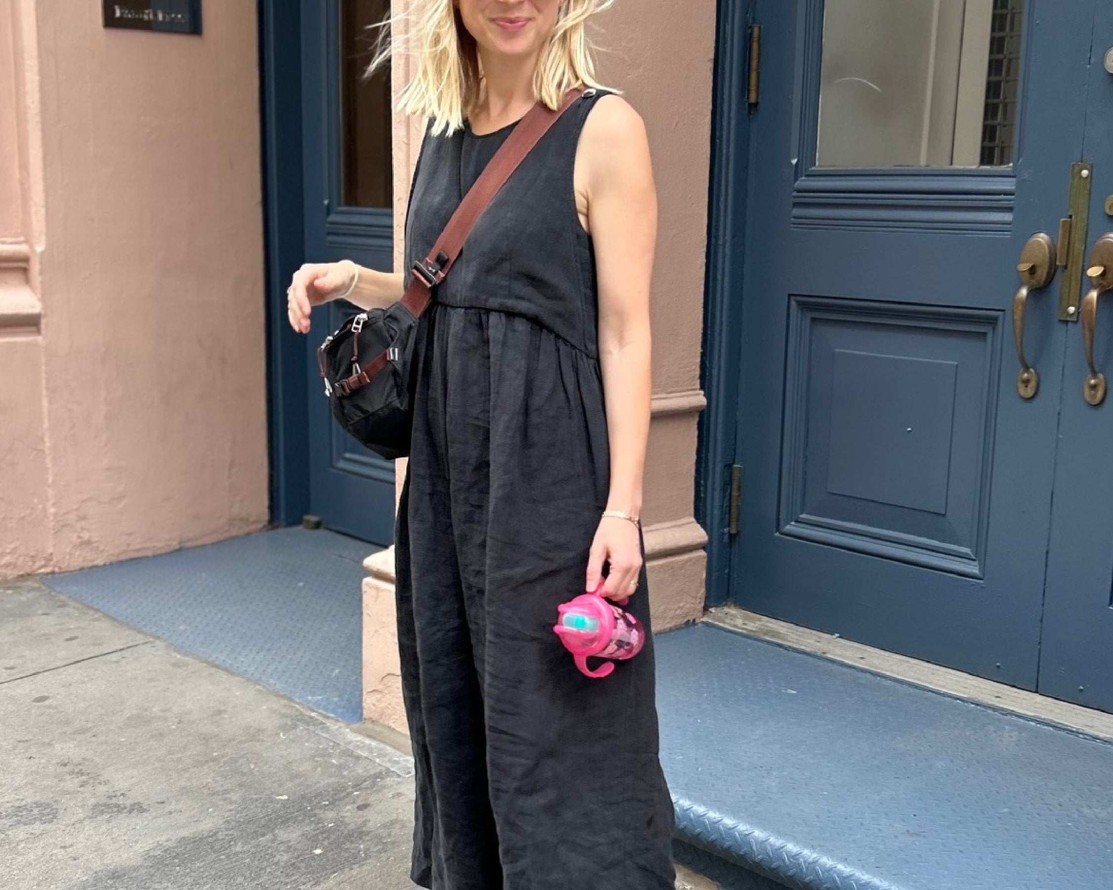 JOURNY Linen Jumpsuit Ada Black 2