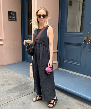 JOURNY Linen Jumpsuit Ada Black 2