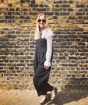 JOURNY Linen Jumpsuit Ada Black 4