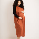 JOURNY Linen Jumpsuit Ada Burnt Orange 5