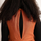 JOURNY Linen Jumpsuit Ada Burnt Orange 7