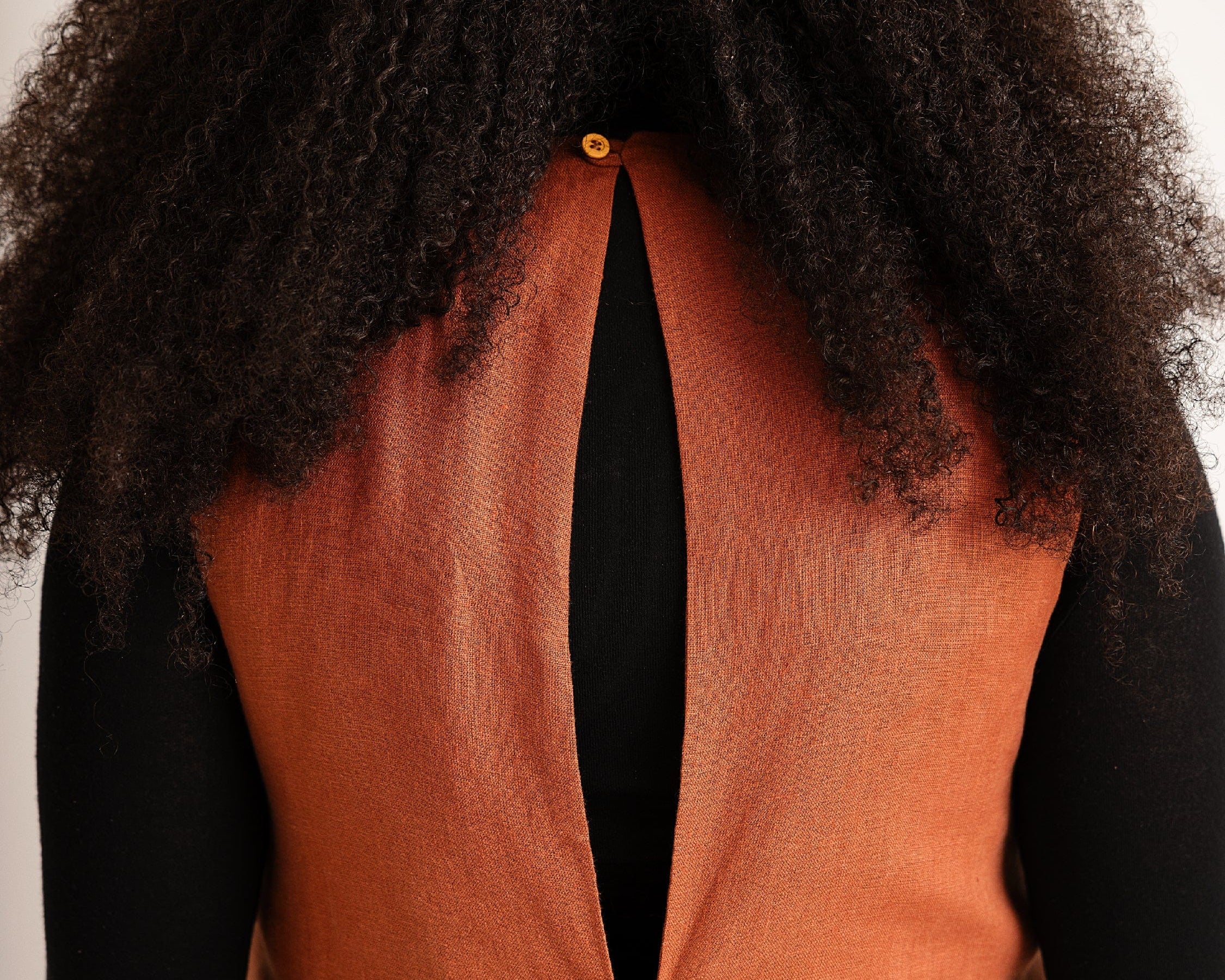 JOURNY Linen Jumpsuit Ada Burnt Orange 7
