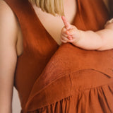 JOURNY Linen Jumpsuit Ada Burnt Orange 8