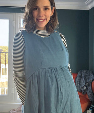 JOURNY Ada Linen Jumpsuit Aegean Blue 6