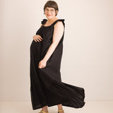 JOURNY Linen Maxi Dress Airi Black 8
