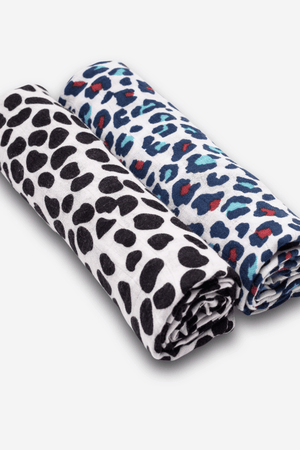 Etta Loves Animal Print Muslin 2 Pack 1