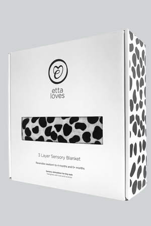Etta Loves Animal Print Muslin Blanket Reversible 3