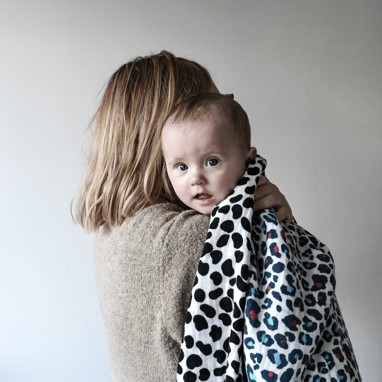 Etta Loves Animal Print Muslin Blanket Reversible 2
