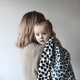 Etta Loves Animal Print Muslin Blanket Reversible 2