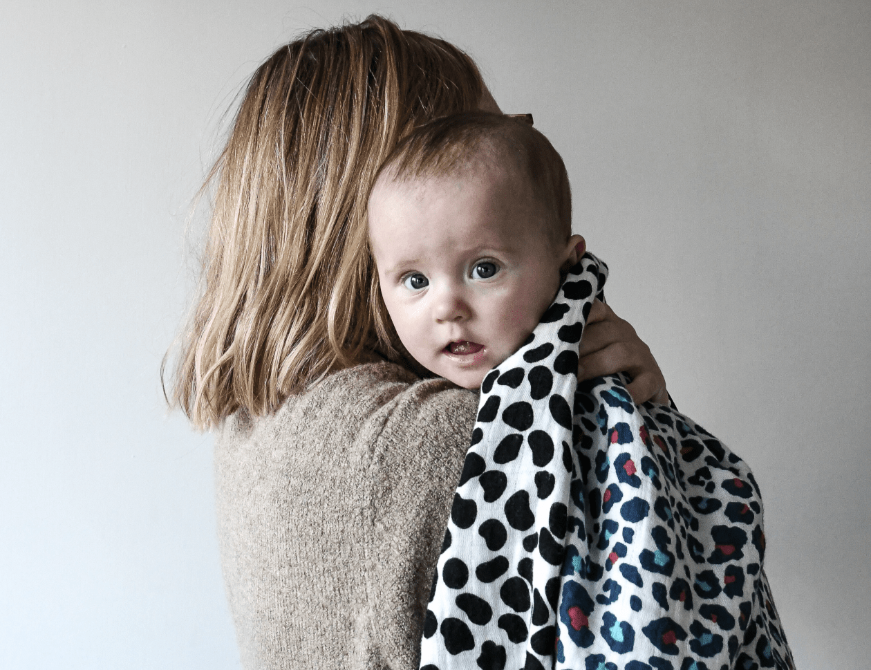 Etta Loves Animal Print Muslin Blanket Reversible 2