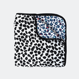 Etta Loves Animal Print Muslin Blanket Reversible 1