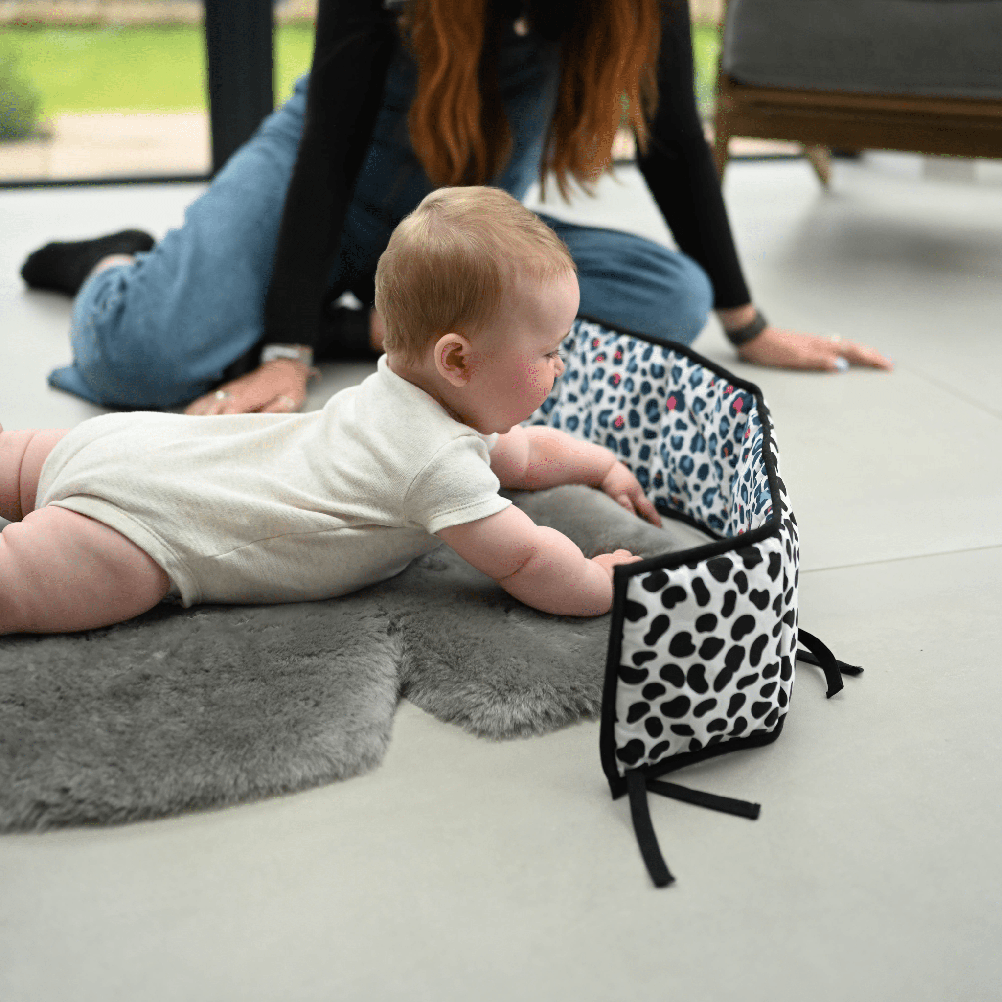 Etta Loves Animal Print Sensory Strip Reversible 3