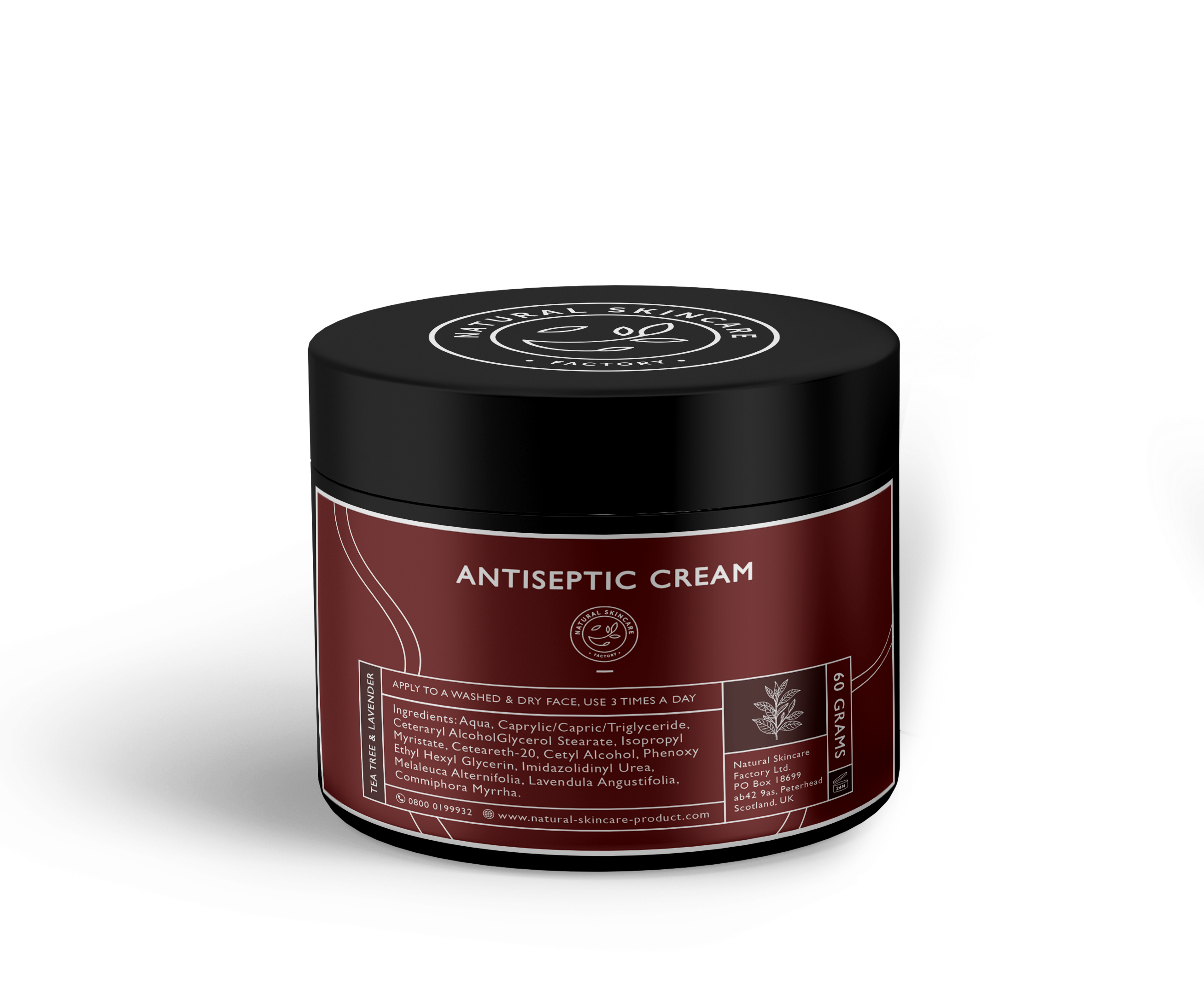 Natural Skincare Factory Tea Tree Lavender Cream 1