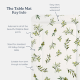 Ralphie Bear Gingham Sage Table Changing Mat 3