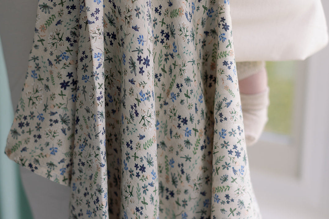 Ralphie Bear Wildflower Large Swaddle Muslin 6