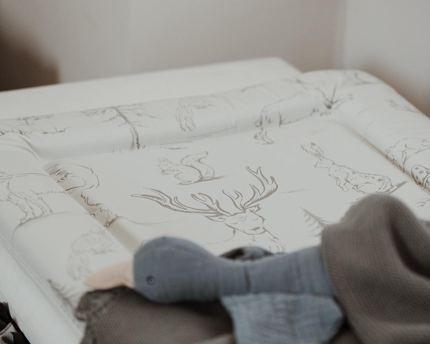 Ralphie Bear Woodland Table Changing Mat 3