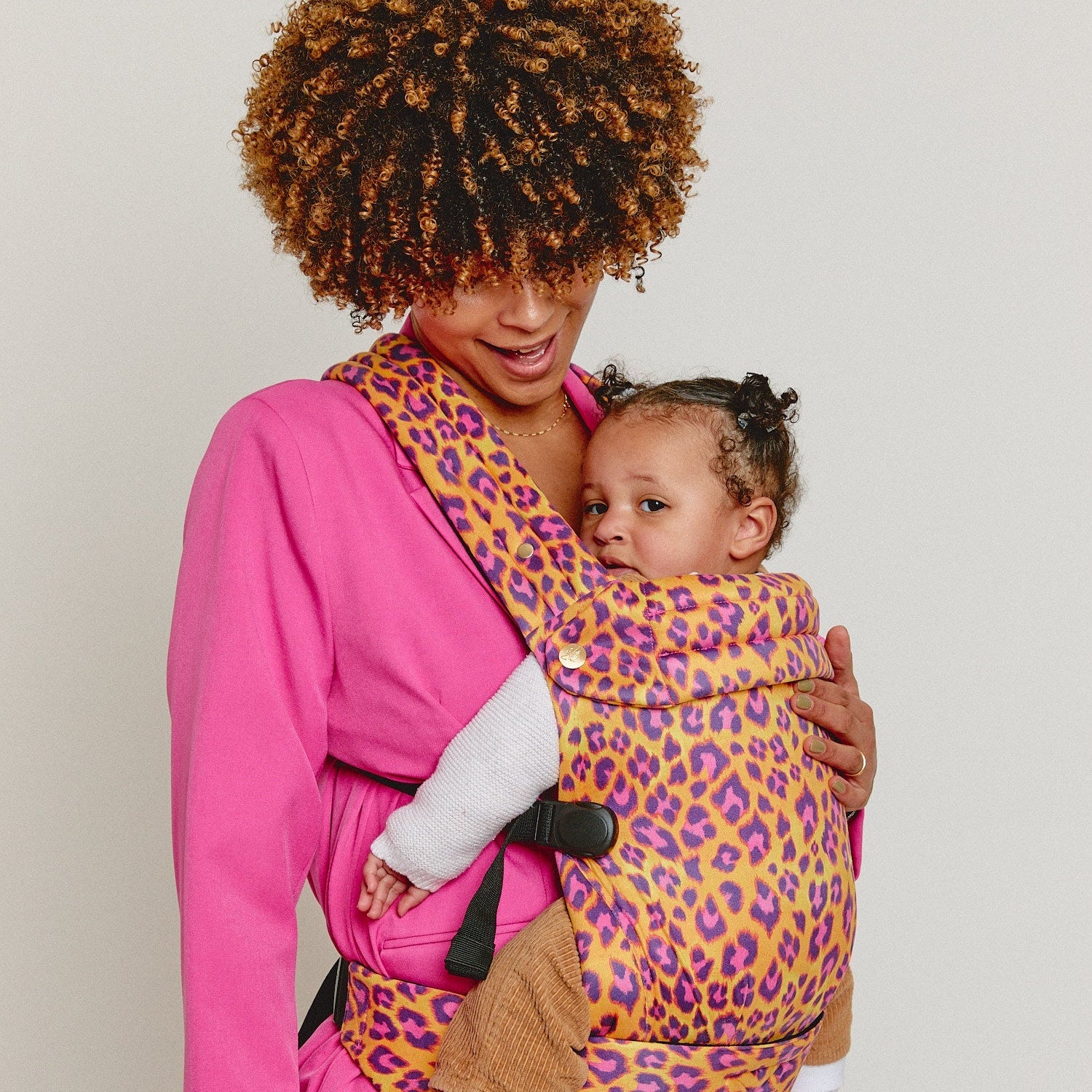 Bizzi Growin Nomad Air Animal Print Baby Carrier Crazy Cat 5